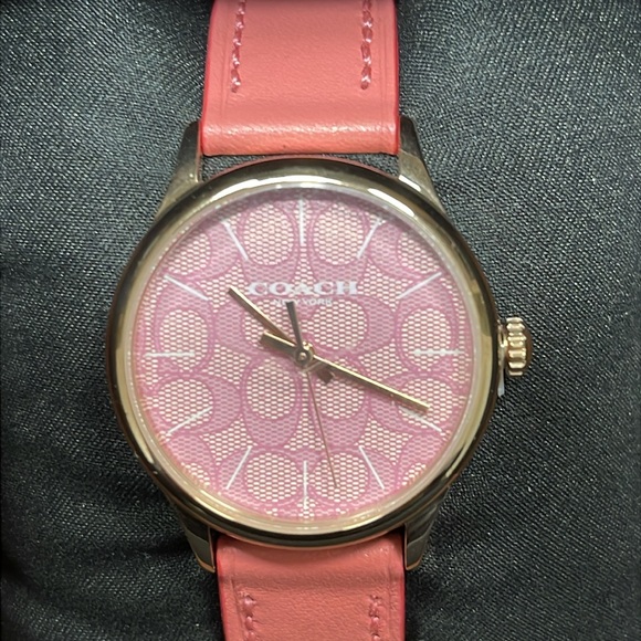 NEW IN BOX COACH 32mm RUBY WATCH WITH SIGNATURE FACE - Picture 6 of 16